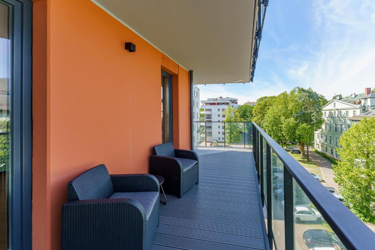Апартаменты Wyspa Solna Apartament Lux Колобжег Экстерьер фото